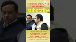 what is laminar sublayer .||#mechanical #upsc #ese #gate #shorts for mechanical engineering.