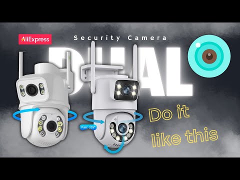 How Connect a Dual Lens cctv Wifi Camera in 3 minutes Setup Icsee in 2025