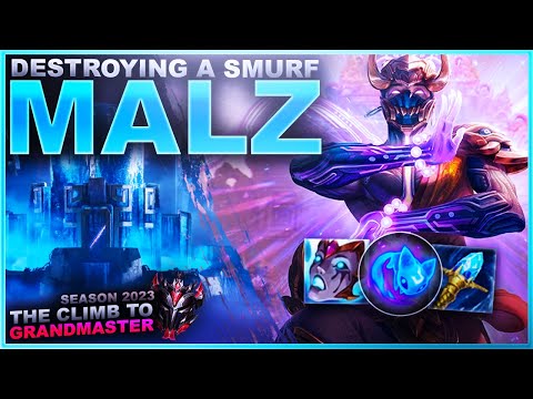 DESTROYING A YASUO SMURF! MALZ! - Climb to Grandmaster | League of Legends