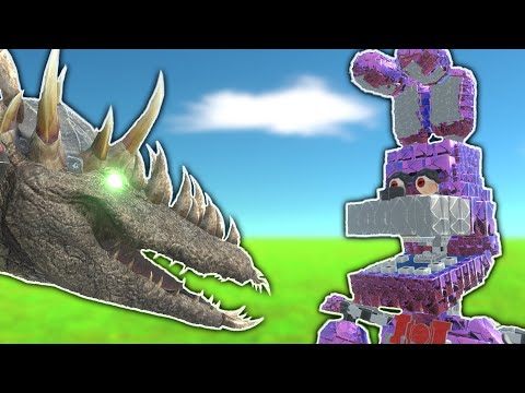 Bonnie Animatronics vs New GODZILLA - Animal Revolt Battle Simulator