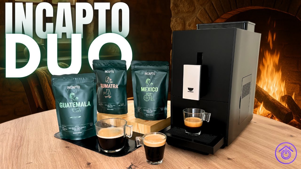 Silvia Jiménez probando la cafetera Incapto Duo en Hogarsys