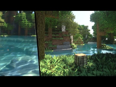 10 Minutes of Relaxing/Satisfying/Aesthetic/Chill Minecraft Gameplay [Best Shaders 60 fps] 4K