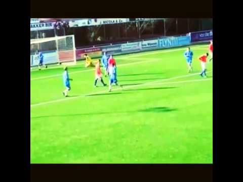 Goal Acimovic bij Ter Leede A1 - Nieuwkoop A1