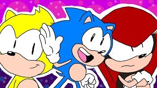 Cover art for Sonic meets ray and mighty (hey hey hey! song)