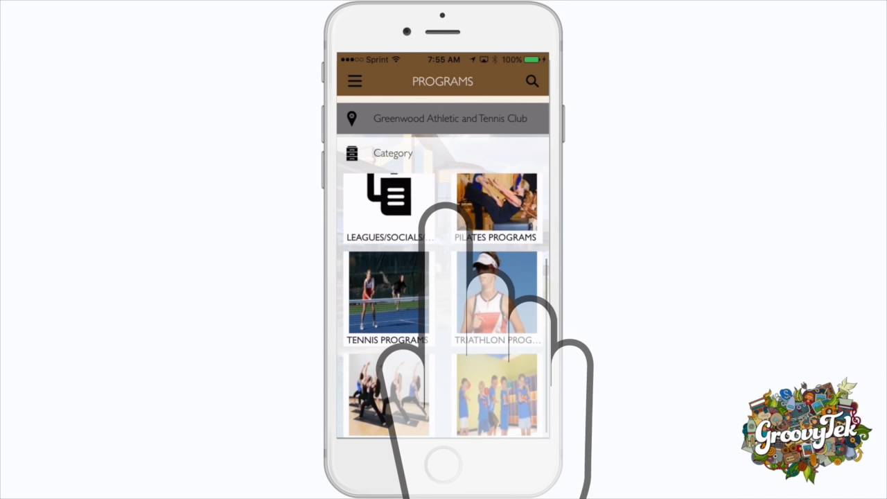 How to book a program on the Greenwood Account App!