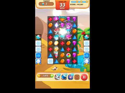 Jewel Match King Level 178 - Walkthrough ( No Booster )