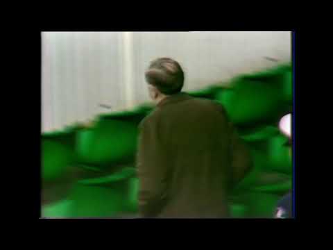 1985 Round 14 - Post Game Behind the Scenes - Lou Richards talks to director + Kennedy comb over