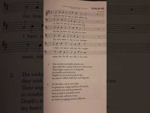 Psalm 55 verse 1 and 10 for memory work CanRef BoP