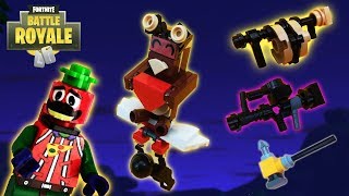 lego fortnite tomatohead grenade launcher burst assault rifle autocleave and bear - lego fortnite quadcrasher