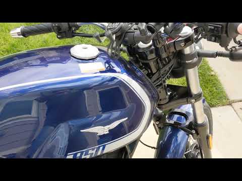 2021 Moto Guzzi V7 850 Special Startup and ExhaustSound