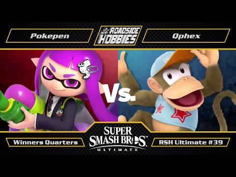 RSH Ultimate #39: Pokepen (Inkling) vs Qphex (Diddy Kong) - Winners Quarters