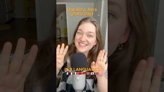 Que Sera, Sera in 8 Languages! (Doris Day Multilingual Song Cover)