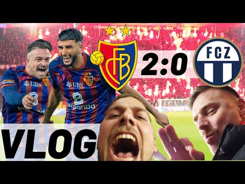 FC Basel vs. FC Zürich - Stadionvlog 🔥 Schweizer El Classico: Fans, Pyros, Atmosphäre ❤️💙
