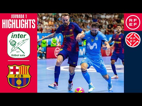 Resumen #PrimeraDivisiónFS | Movistar Inter 4-4 Barça | Jornada 1