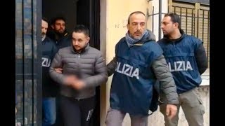 The moment police caught fugitive mob boss Antonino Pesce