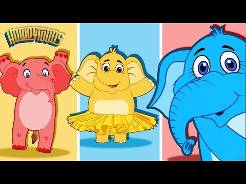 Elephants Have Wrinkles and More! | Nursery Rhymes and Kids Songs Collection by Howdytoons