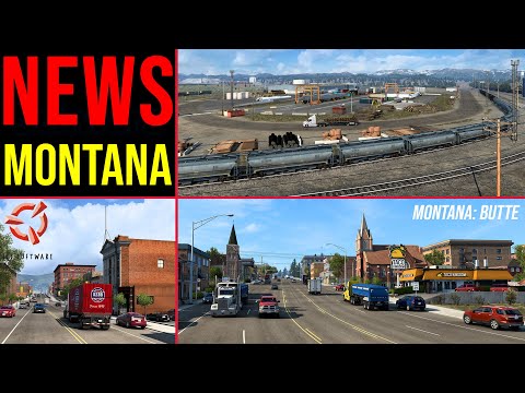 ATS Montana DLC NEWS 🚨 Bergbaustadt Butte ᐅ Montana: Butte