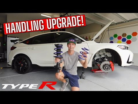 My New FL5 Honda Civic Type-R Gets A Handling Upgrade! H&R Lowering Spring Install