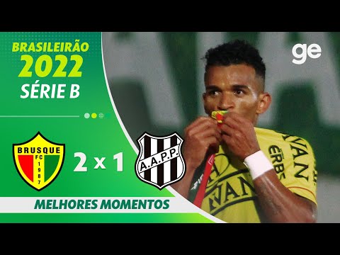 Gols e lances de Brusque x Ponte Preta