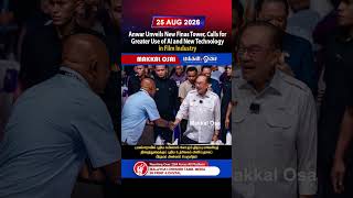 Anwar Unveils New Finas Tower, Calls for Greater Use of AI and New Technology in Film Industry