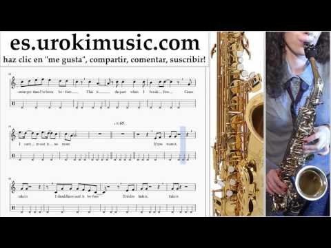 Tutorial de Saxofon (tenor) Ariana Grande - Break Free Parte#2 um-927