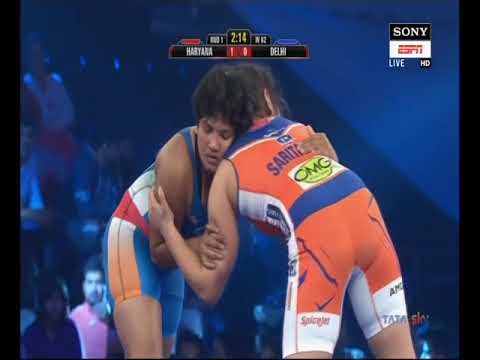 PWL 3 Day 4: Sarita Vs Monia at Pro Wrestling league 2018 |Full Match