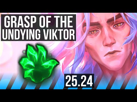 VIKTOR vs YASUO (MID) | Grasp Of The Undying | KR Master | 25.24