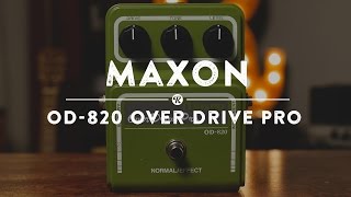 Video thumbnail for Maxon OD - 820 Over Drive Pro | Reverb Demo Video by Reverb