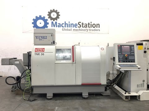 Traub TNK-36 CNC 9 Axis Swiss Screw Lathe Machine 2 X Spindles 12 ATC Live Tool-MachineStation #1697