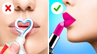 COOL BEAUTY HACKS YOU NEED TO TRY! || Makeup Tricks and Beauty Gadgets by 123 GO! Series