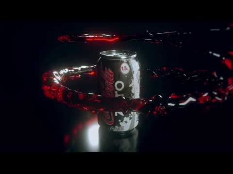 CG Animation Cola Zero 3D product and C4d +Oc