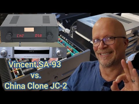Large preamplifier (preamp) comparison: China JC-2 vs. Vincent SA-93 | Power amplifier: Dartzeel ...