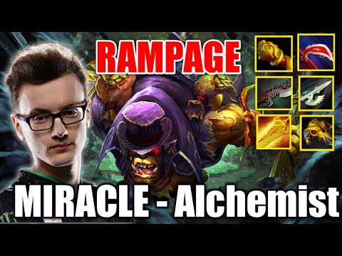Miracle - Alchemist Safelane | EZ 19 Kills + RAMPAGE | Dota 2 Full Gameplay