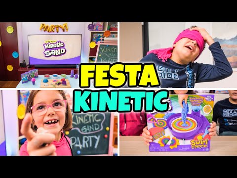 FESTA A SORPRESA KINETIC SAND con Giochi e Sfide in Famiglia GBR