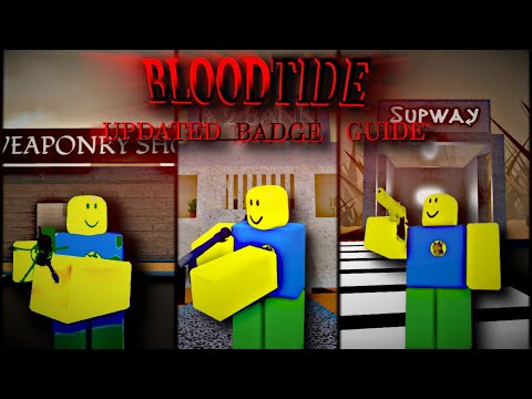 HOW TO GET ALL BADGE GUNS/ITEMS | ROBLOX BLOODTIDE