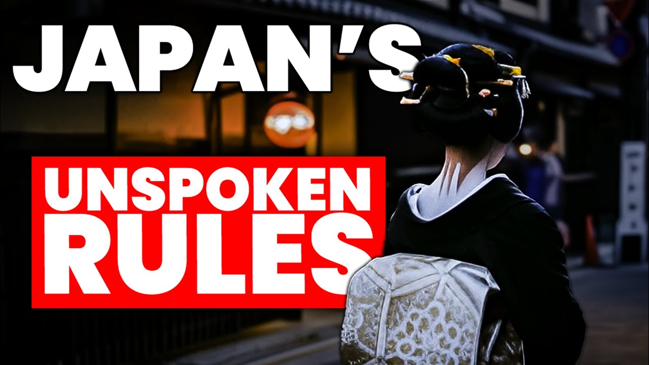 Unspoken RULES of Japan - What I wish I Knew Before Coming