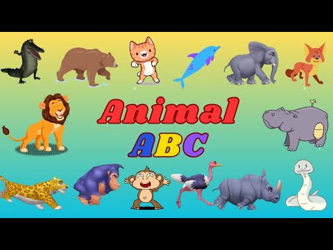 Alphabet Animals | ABC Animals Song for Kids | Kids TV