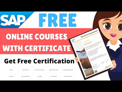 Free Sap Training Courses with Certificate | Sap Hana Certification | Sap Fico Course #SapCourses