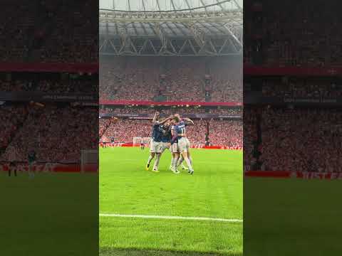 SCORING AFTER 36 SECONDS 🤯 #martinelli  #arsenal #afc #uefachampionsleague #ucl