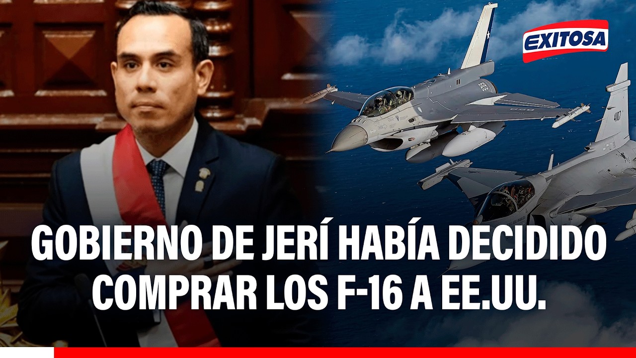 🔴🔵 José Jerí ya había decidido comprar los aviones F-16 a EE.UU., señala Ángel Páez