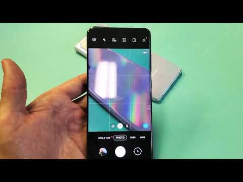 How to Turn ON/OFF Camera GRID LINES (Rule of Thirds) on Samsung Galaxy S20, S20+ & S20 Ultra