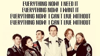 Arcade Fire - Everything Now (Official Lyrics Video)