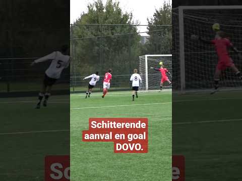 Schitterende aanval en goal vv DOVO #soccer #goal.