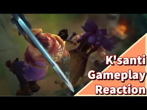 Riot's first anti-homophobic champion | K'SANTE GAMEPLAY REVEAL REACTION