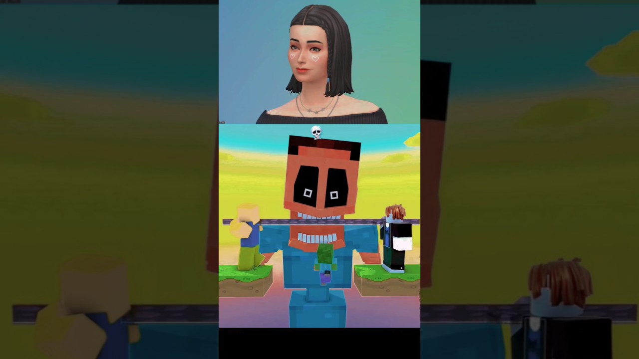 Elena VS Giant VS Steve and Roblox IQ 1000 #minecraft #shorts