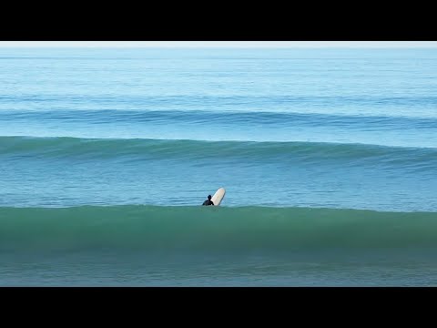 Surfing and Skimboarding T-Street on Massive High Tide - RAW Footage