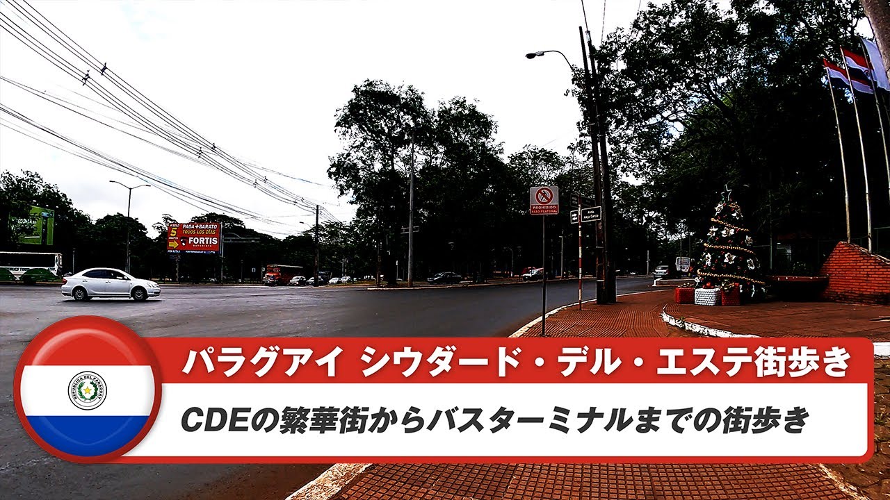 【パラグアイ】シウダード・デル・エステ⑤繁華街からバスターミナルまでの街歩き