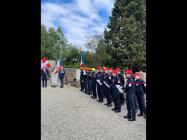 Vidéo Vétraz-Monthoux — Inauguration d’une stèle à la mémoire des morts pour la France id:lcrvH1LxqeQ