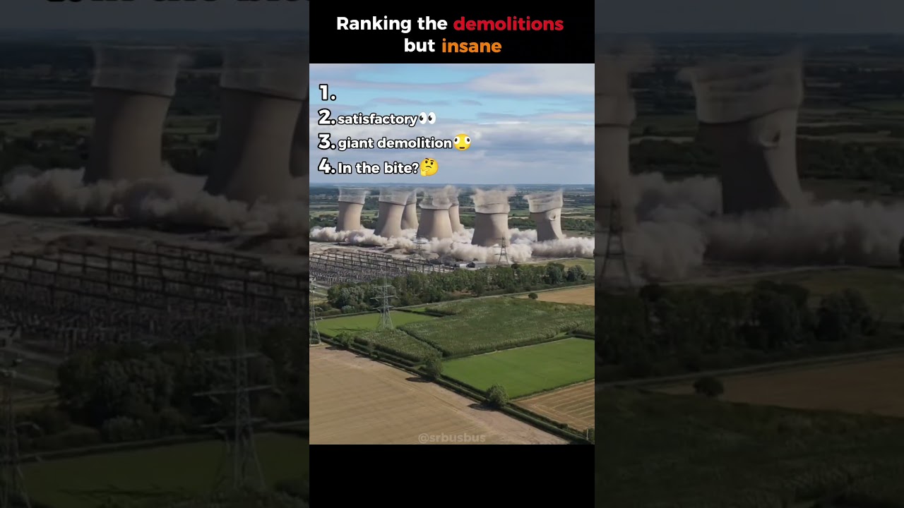 Ranking the Most Insane Demolitions 🤯💥