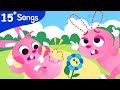 PINK BUNNY FUN SONGS | Where Is My Tail? Where Are My Ears? Bunnies Compilation by Little Angel